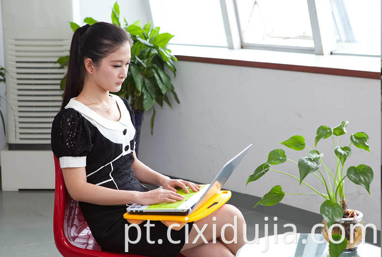 Portable plastic lap desk 